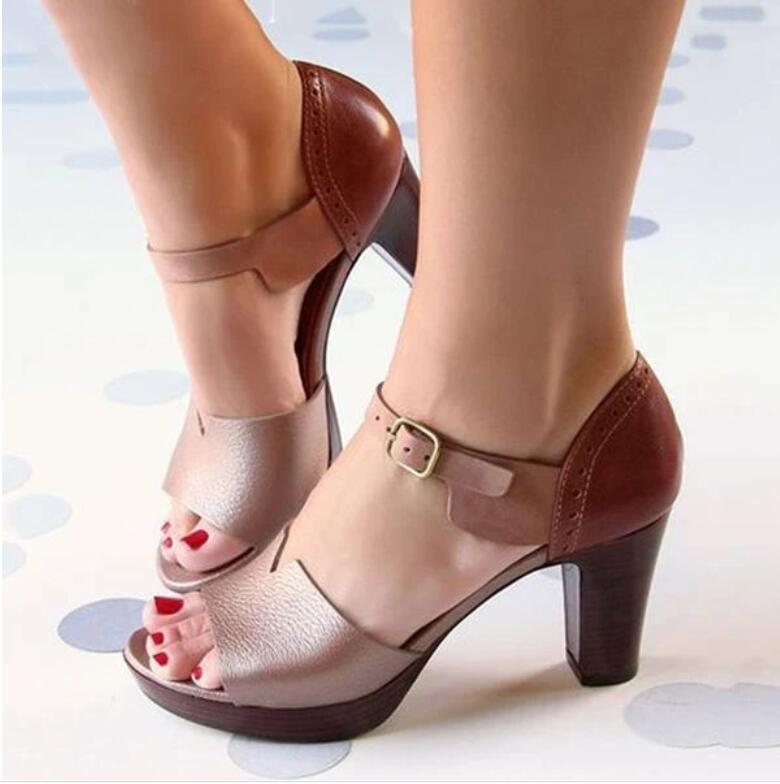 Talons Aiguilles avec Tige en PU Artificiel & Semelle TPR, Style Talon Sac