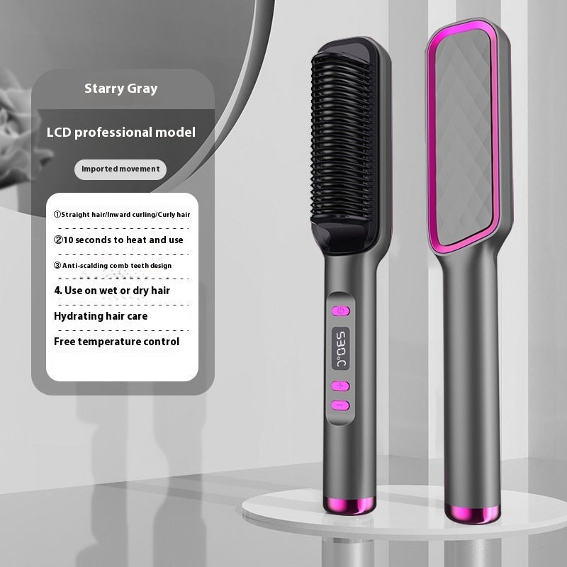 Negative Ion Hair Straightening Comb - Gentle on Hair