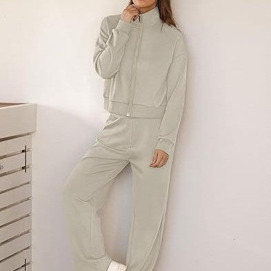 Sweatshirt Wide Leg Track Pants Sportswear