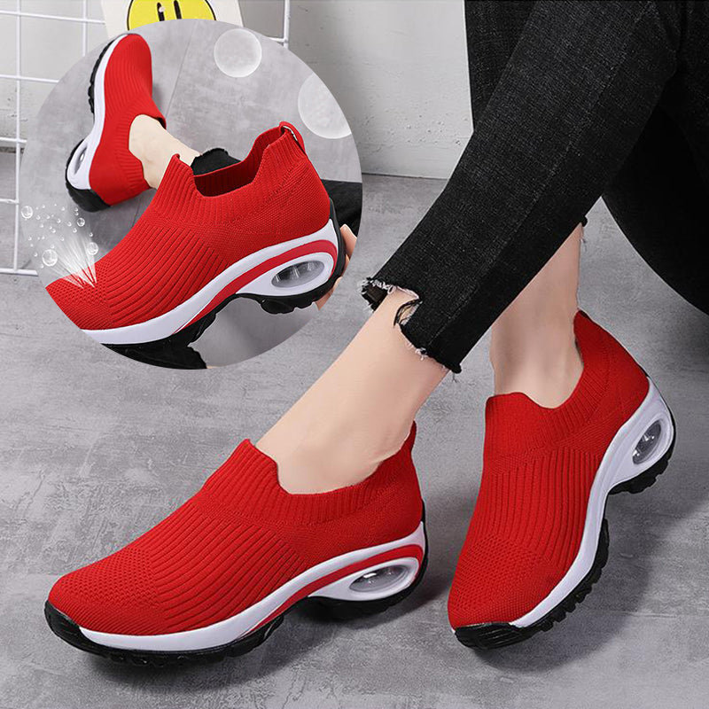 Women’s Breathable Mesh Running Sneakers with Air Cushion