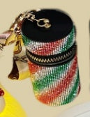 Silk Scarf Mini Keychain Storage 9.7x5cm