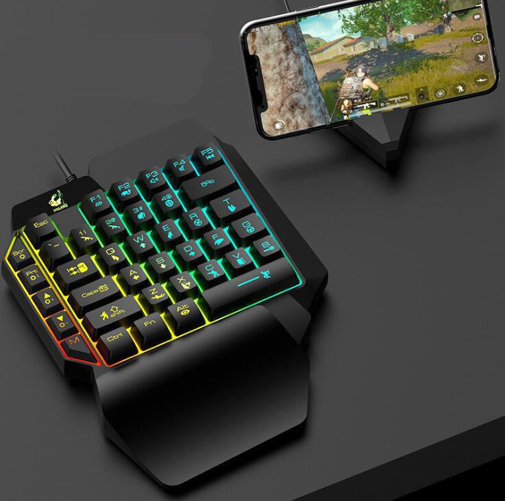 Eat Chicken Game Mouse Set USB Plastic 80x60x15mm for iOS Android