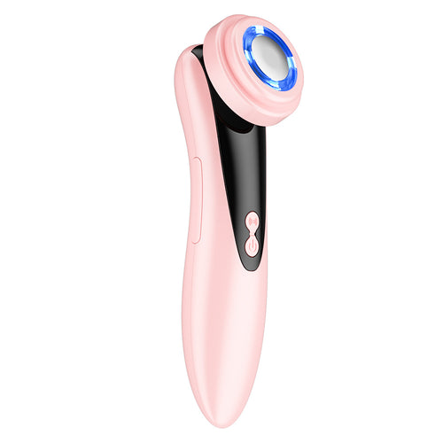 Pink Beauty Instrument Face Cleanser Photon Massage EMS Lift