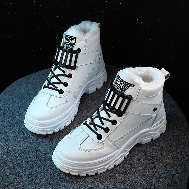 Chaussures décontractées plates en coton tendance pour étudiantes