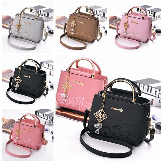 Embroider line embroidery PU handbag is superior direct selling chun xia fashionable new iron wrapped handbag party a undertakes