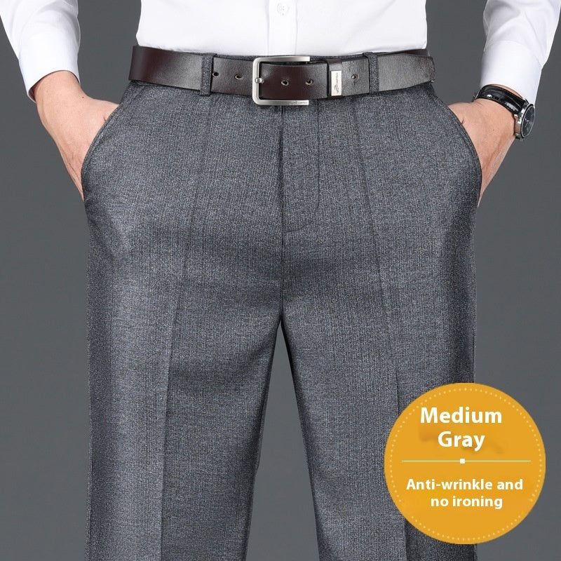 Men's Loose Straight Casual Business Pants