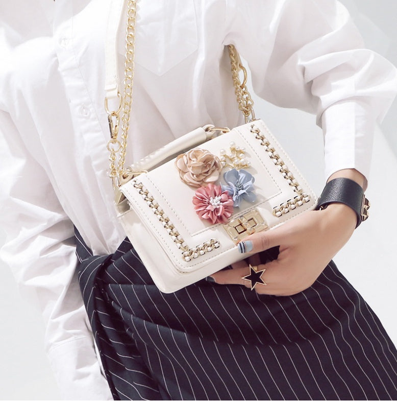 Sac carré Blush Flora avec motif floral