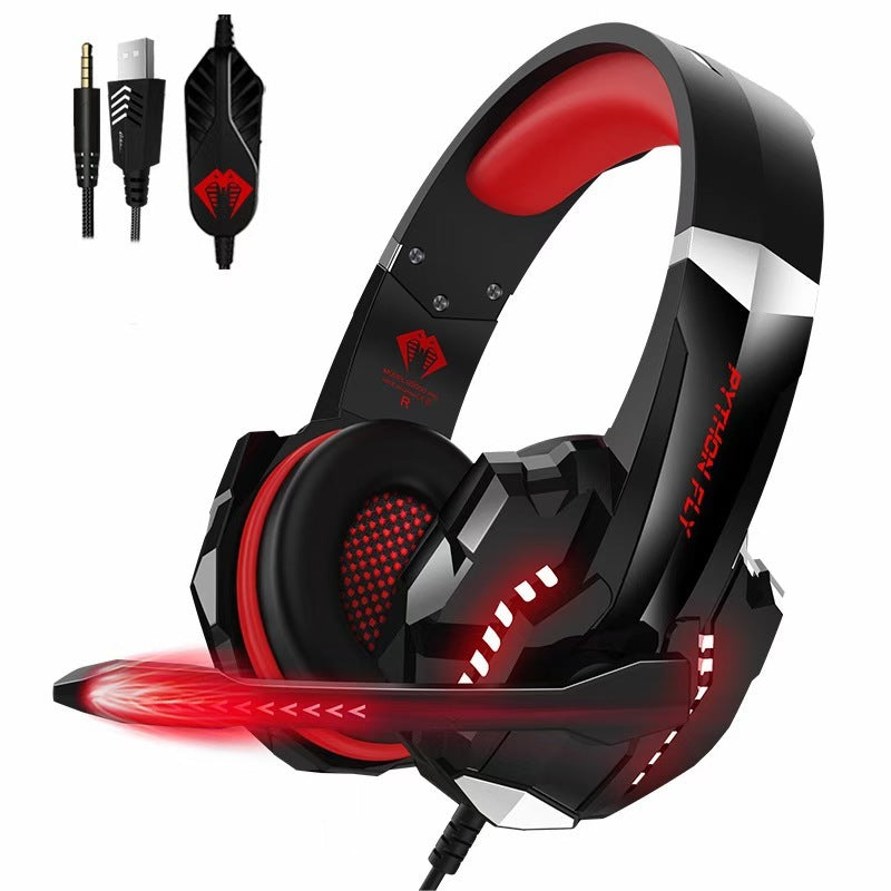 Casque de jeu USB filaire avec micro, câble tressé de 3 m, haut-parleurs de 50 mm