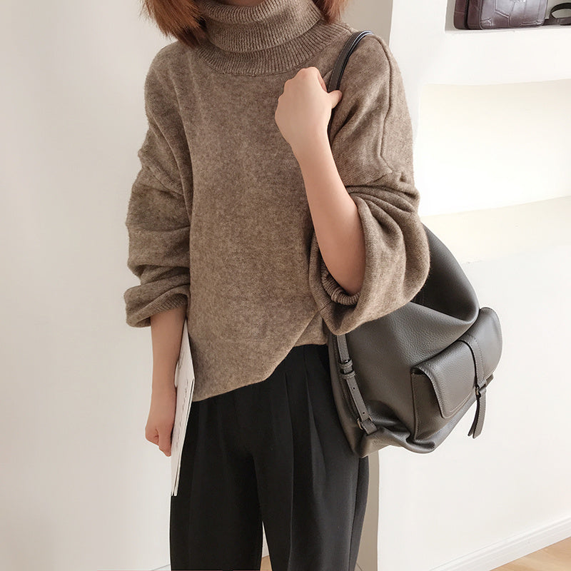 Women's Large Capacity Versatile Cowhide Leather Shoulder Bag