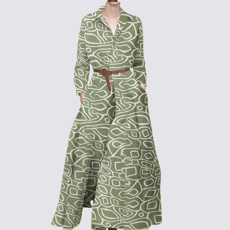 Robe de vacances élégante à pois pour femme