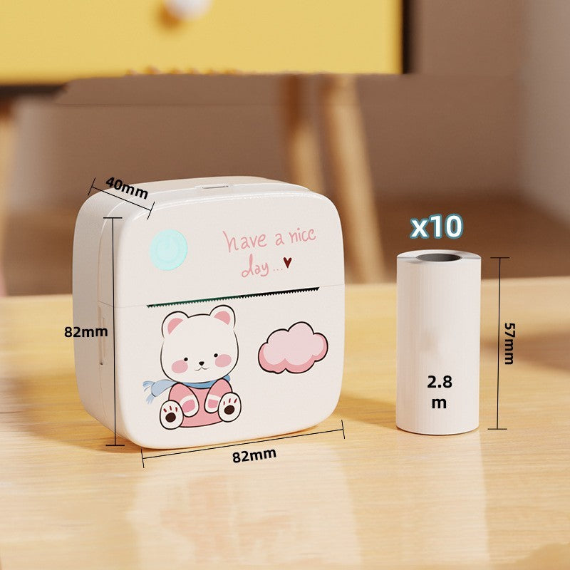 Imprimante portable HD pour étudiants, pour les questions erronées, mini machine d'apprentissage