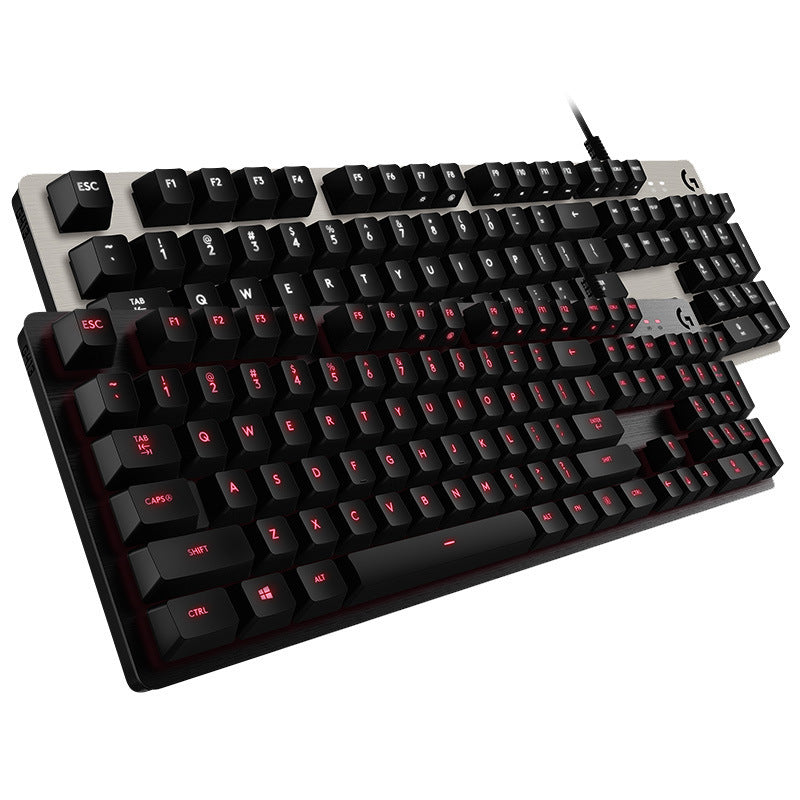 G413 Mechanical Gaming Keyboard 104 Keys Metal Panel Backlight USB
