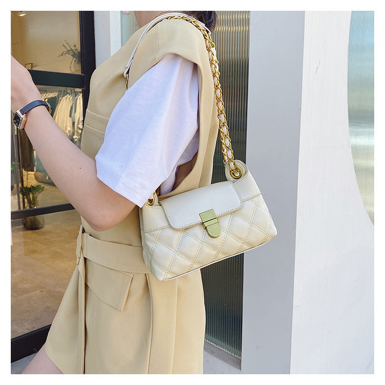 French niche set high-quality chain shoulder bag