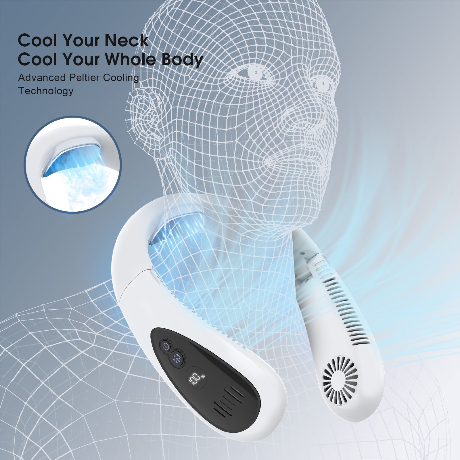 Mini ventilateur pliant USB avec moteur sans balais