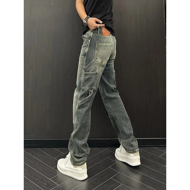 Retro Spring Summer Denim Harem Pants Easy Matching