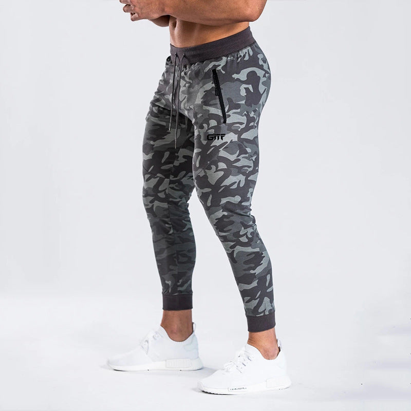 Camouflage Quick Dry Jogging Slim Fit Running Pants for Men