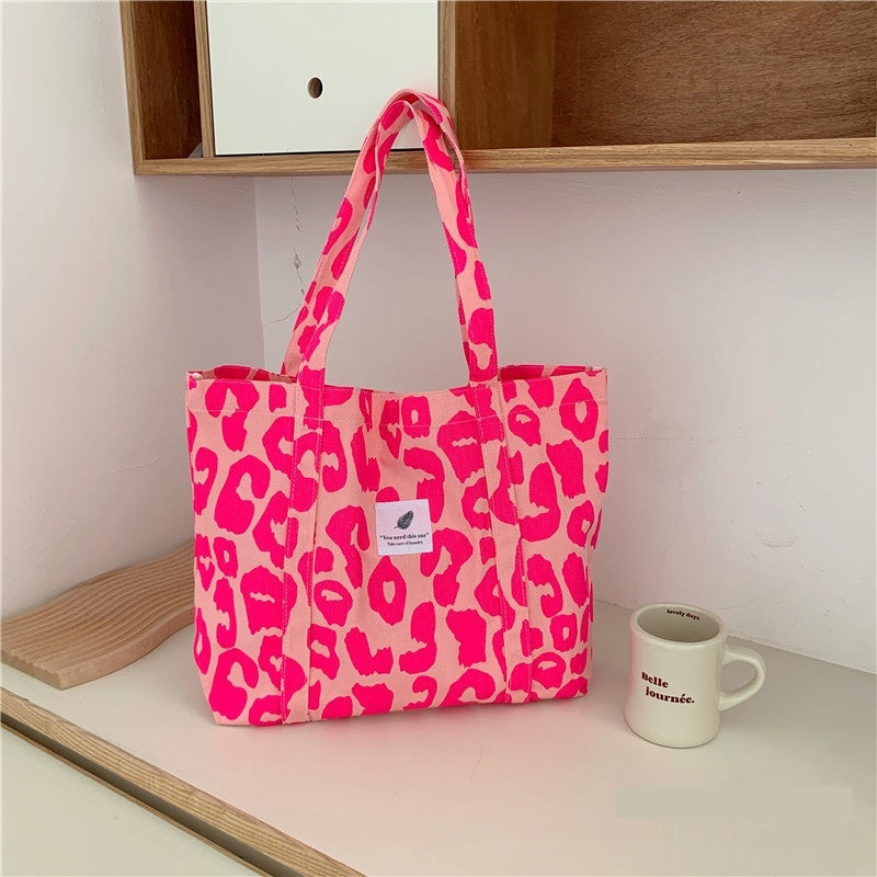 Large Capacity Canvas Shoulder Bag for Women
