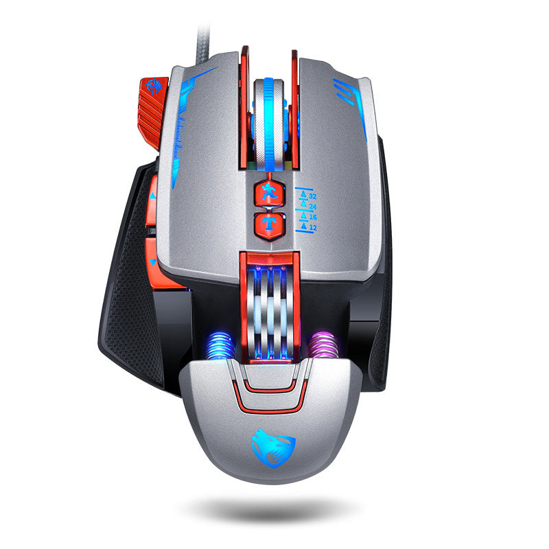 Thunder Wolf V9 Wired Gaming Mouse 2500DPI Ergonomic USB Desktop