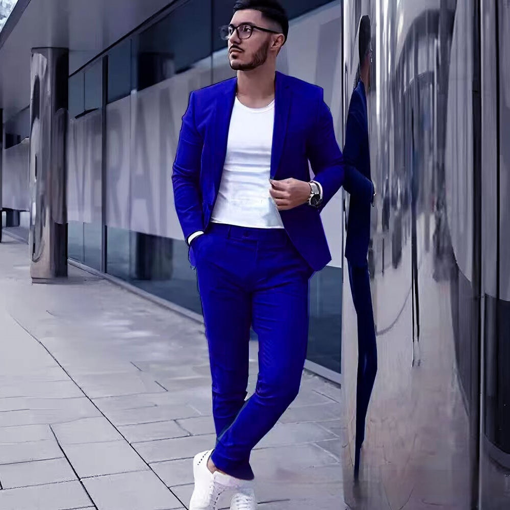 Costume décontracté personnalisé pour homme - Plusieurs couleurs et tailles