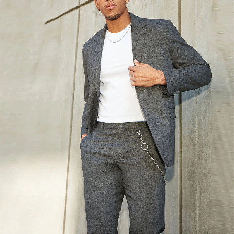 Men's Casual Solid Color Coat Top in Multiple Colors
