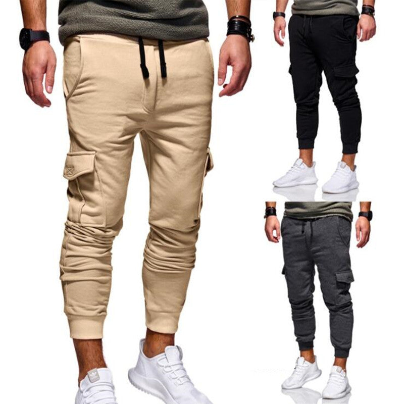 Men's Sport Jogger Sweatpants Polyester Lycra Stretch Fabric