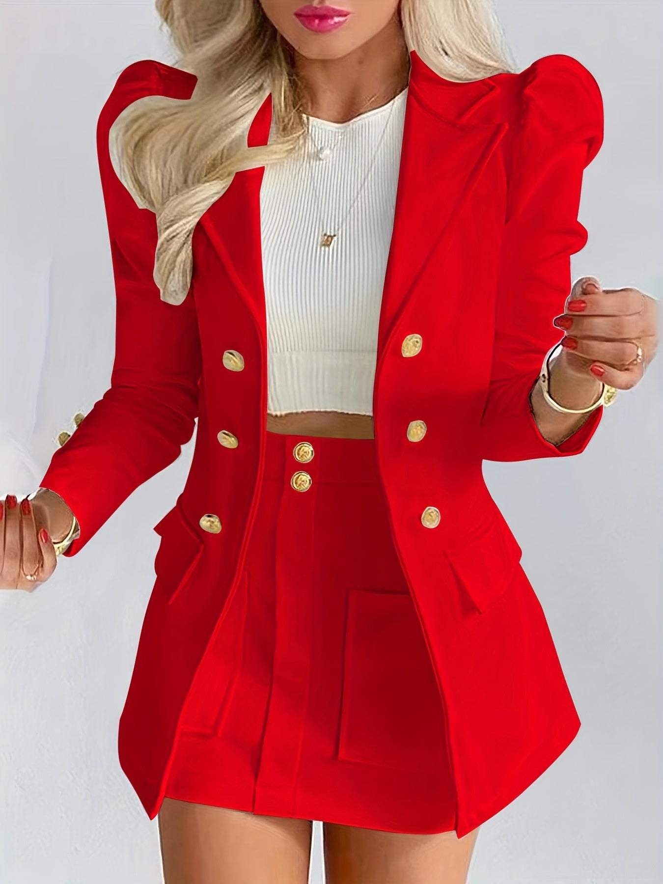 Mini-jupe unie pour femme disponible en plusieurs coloris, tailles S-XL