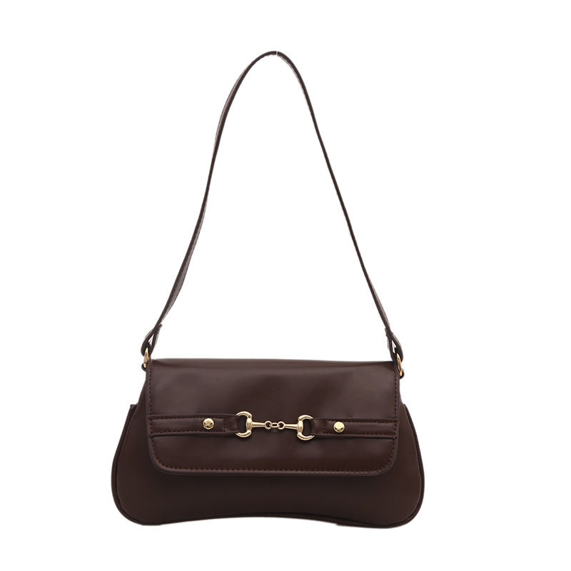 Leopard Print PU Shoulder Handbag for Women Light Luxury