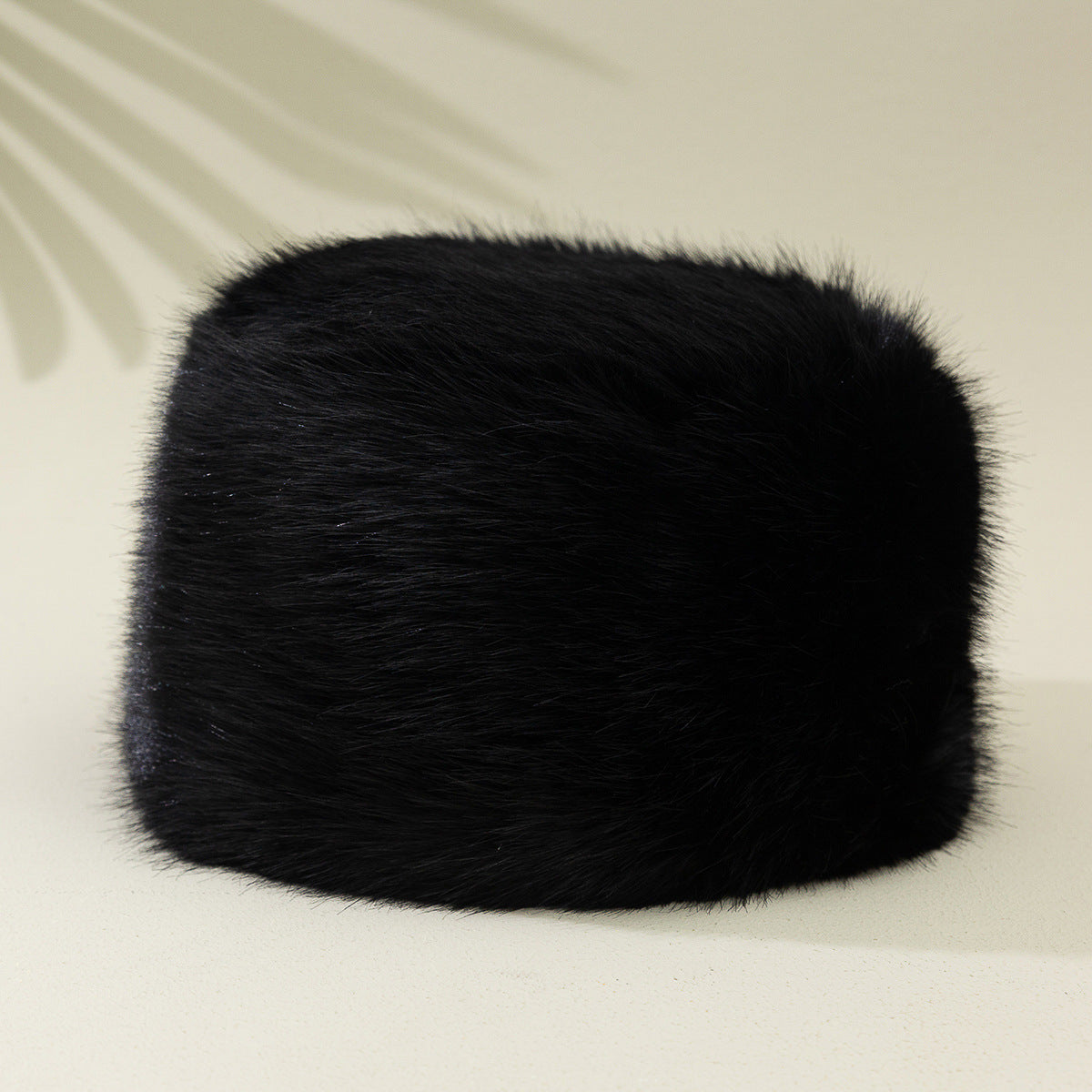 Chapeau Seau en Fourrure de Renard pour Femme, Protection des Oreilles, Chaud, Taille M (56-58 cm)