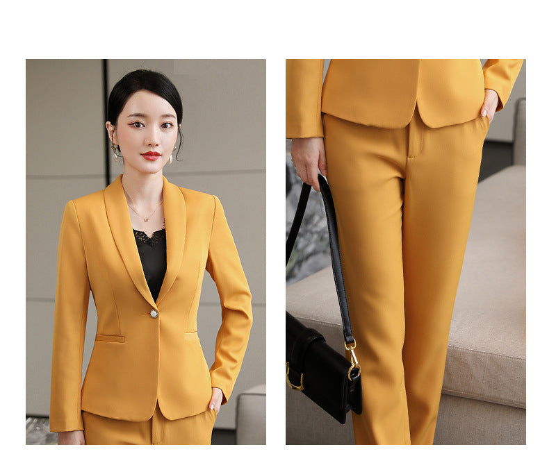 Tailleur pantalon pour entretien de fonctionnaire – Mélange de polyester, Plusieurs coloris, Tailles S-4XL