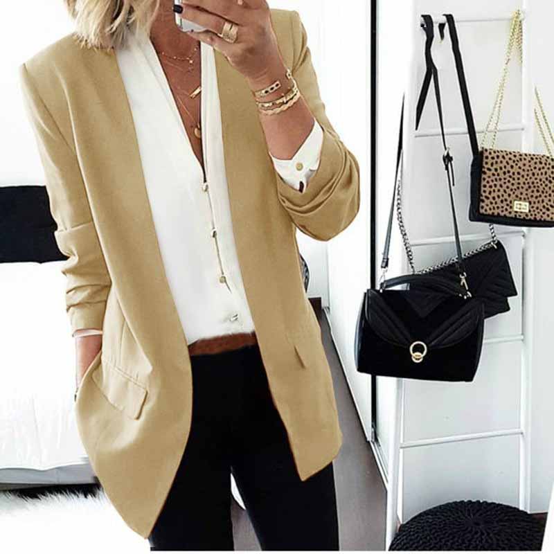 Slim Fit Polyester Blazer in Multiple Colors, Sizes S-XXXL