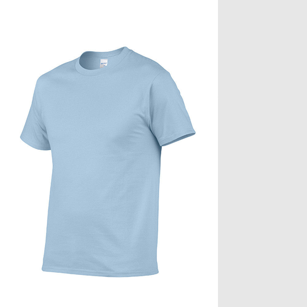 Men's Solid Color Short Sleeve Printed T-Shirt Overalls
