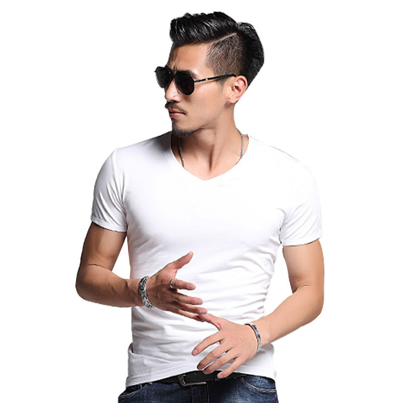 T-shirt en polyester uni pour homme