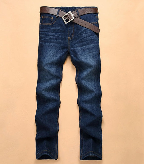 Korean Men's Straight Fit Denim Jeans