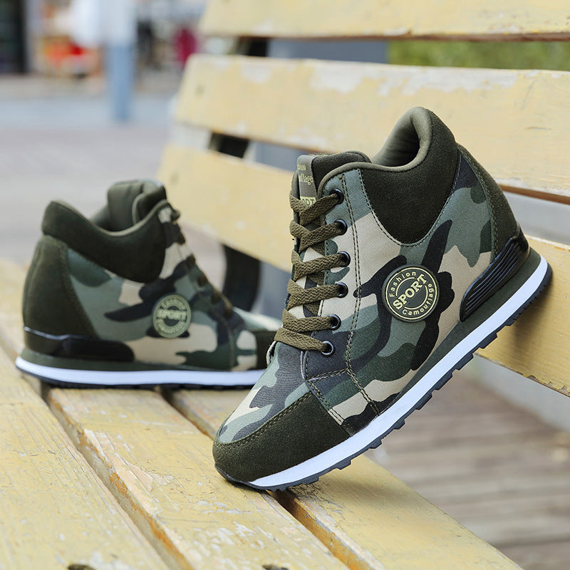 Camouflage Sports Shoes Canvas EVA Sole Sizes 34-42