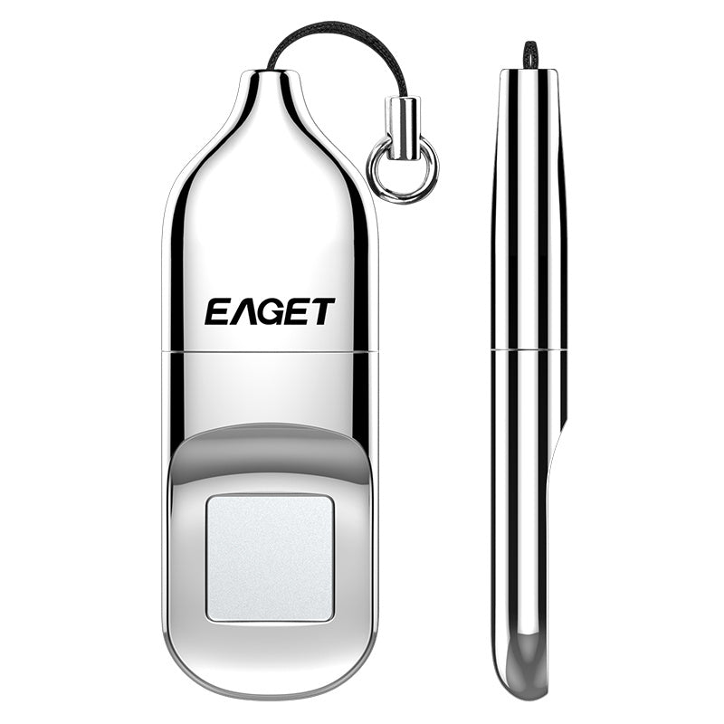 محرك أقراص فلاش USB معدني مشفر ببصمة الإصبع 32 جيجابايت 64 جيجابايت USB 2.0