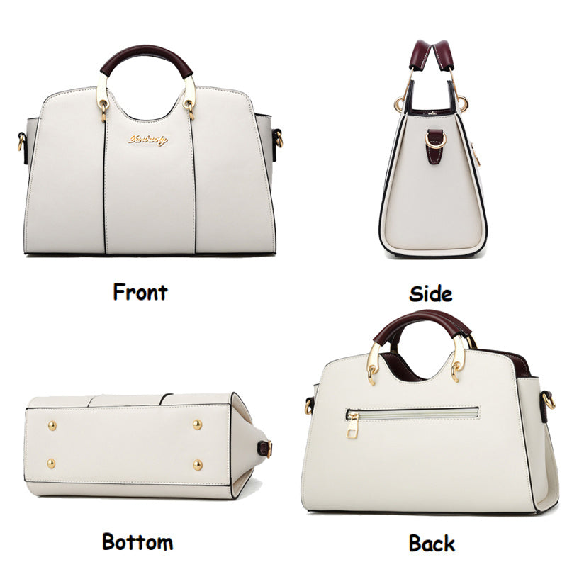 Designer PU Shoulder Bag for Women 28.5x27x10cm Wine Red Black Pink Beige