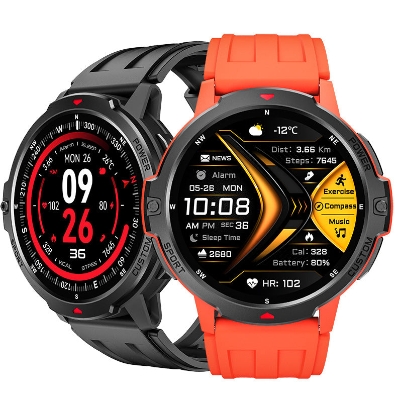 Waterproof 3ATM GPS Smartwatch with Heart Rate & Sleep Monitor