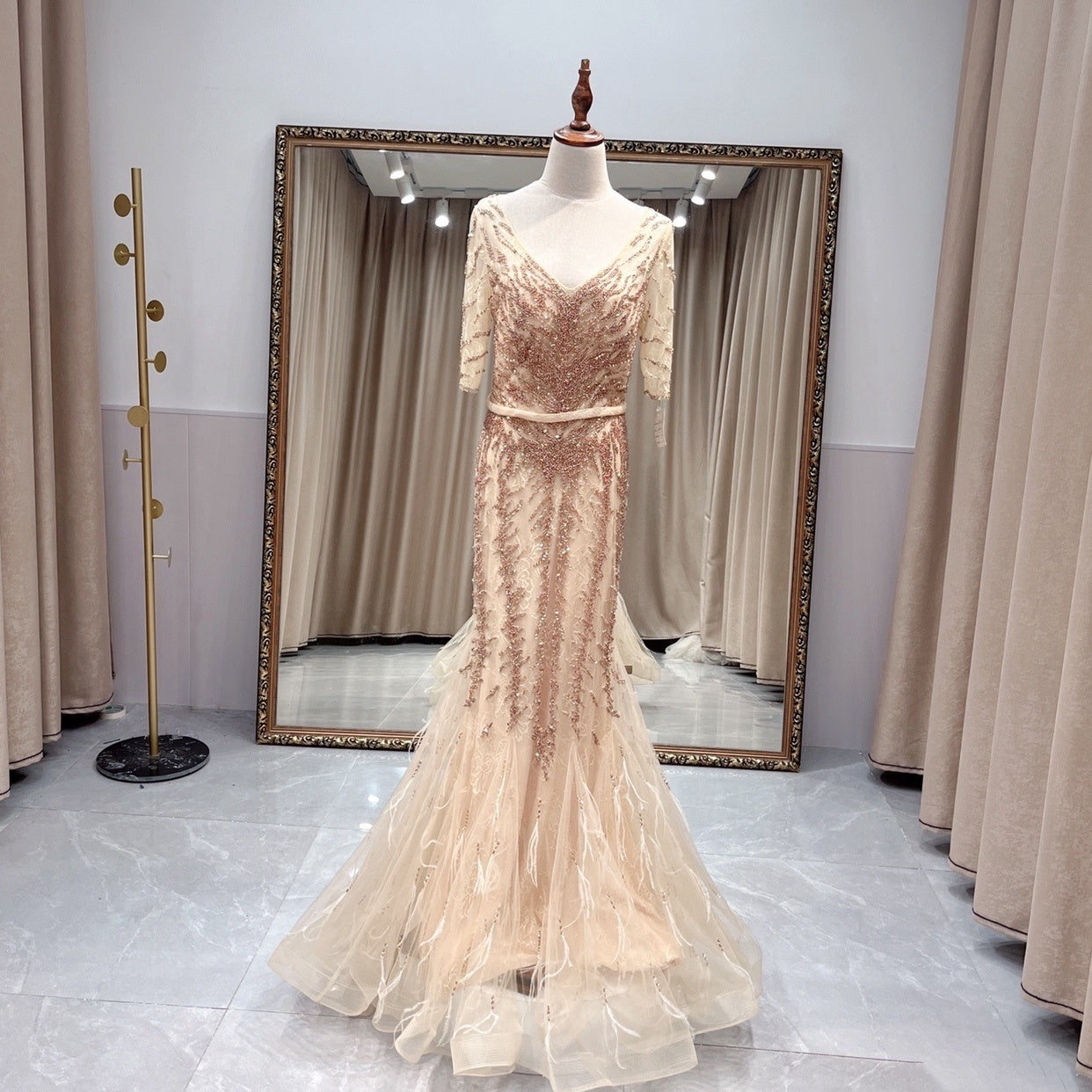 Robe de soirée sirène pour femme, disponible en plusieurs couleurs et tailles