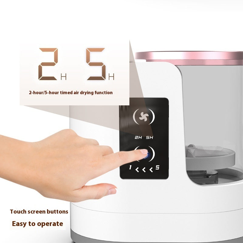 Nettoyant automatique rechargeable pour pinceaux de maquillage avec fonction de séchage et de désinfection