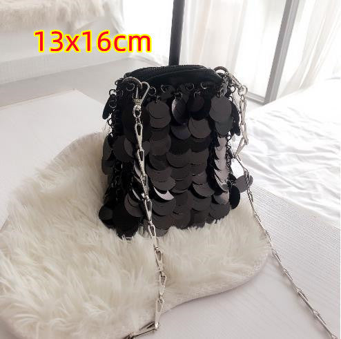 Glitter Sequin Bling Crossbody Shoulder Bag