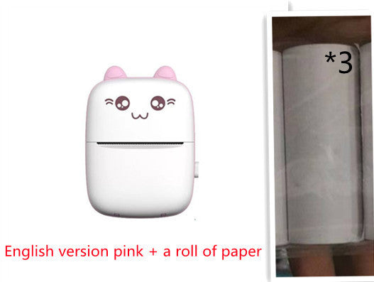 Mini Portable Pocket Printer USB Thermal Paper Student Wrong Question Machine