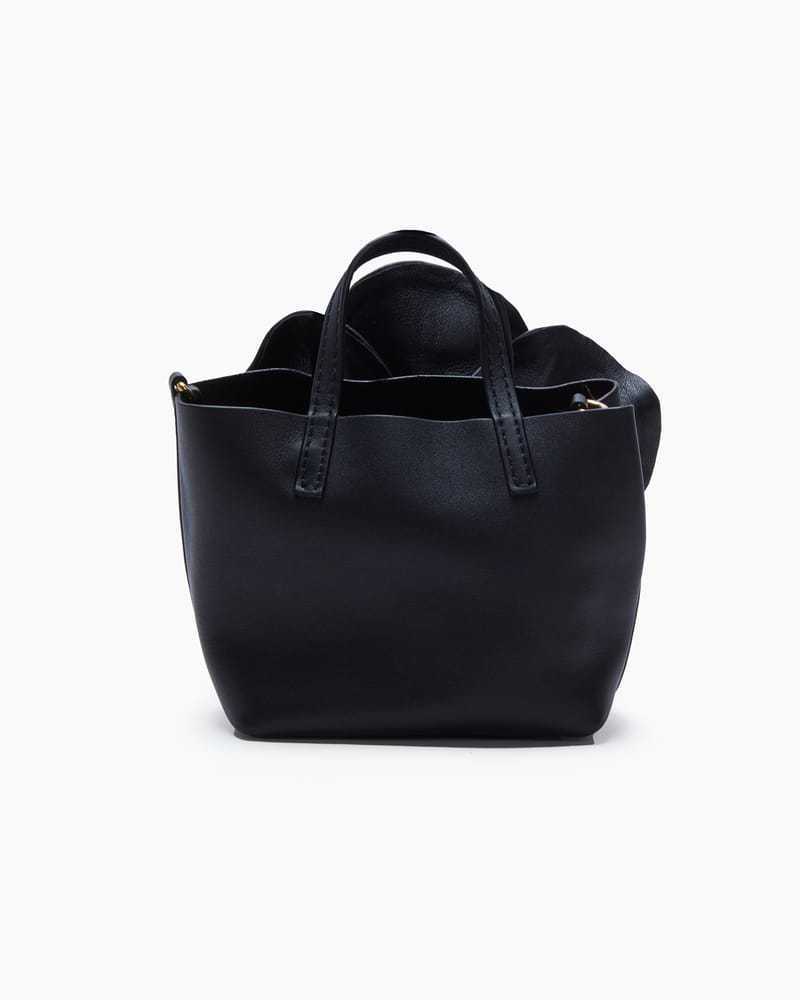 Sac cabas en PU avec fleur pétale de style français, sac à bandoulière