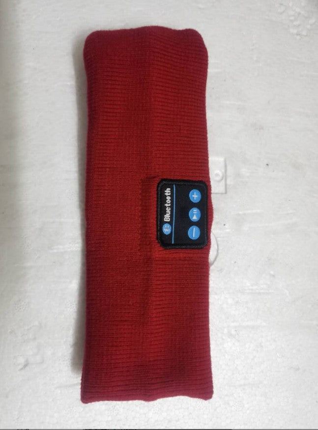 Wireless Bluetooth Music Headband with Built-In Mic and Rechargeable Battery