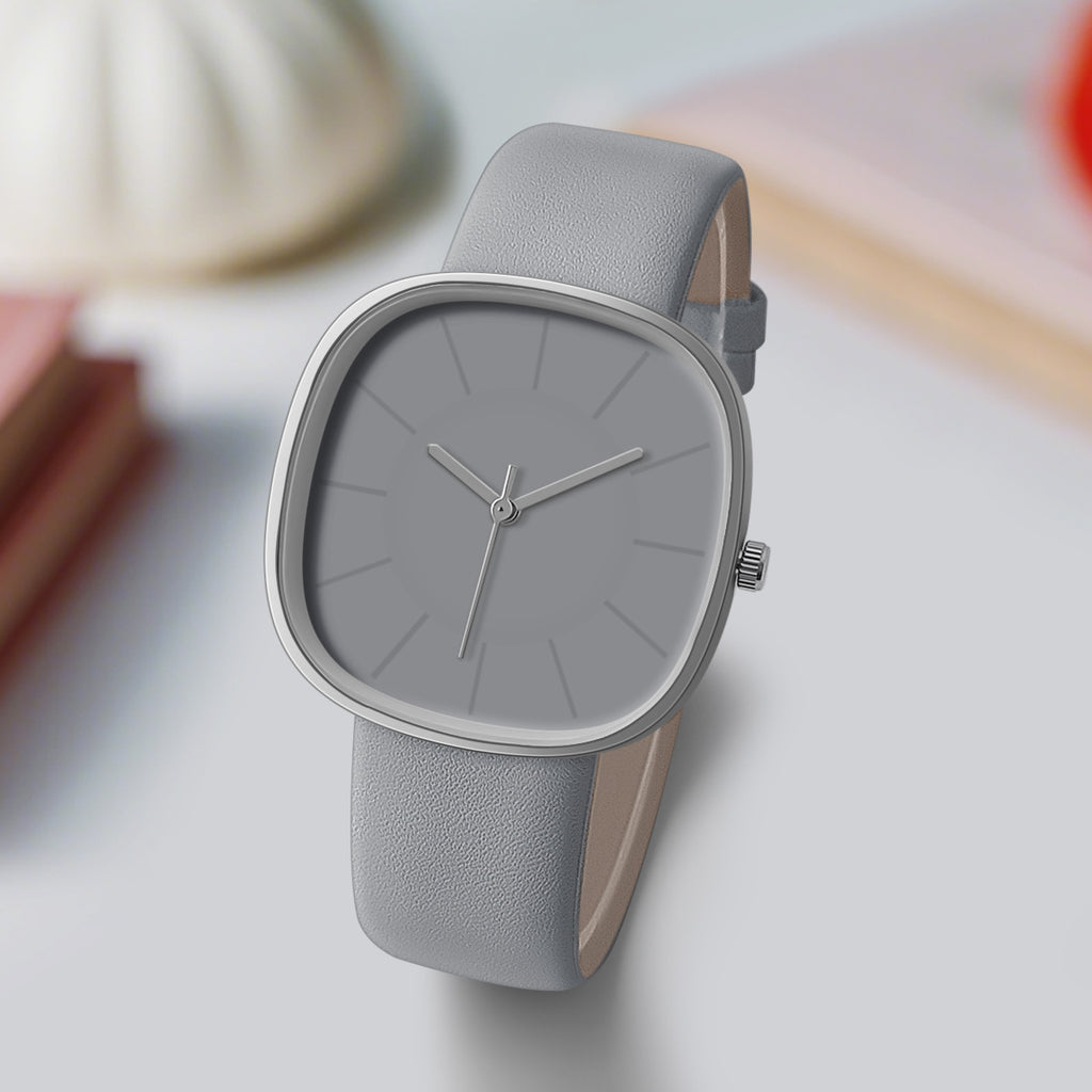 Montre carrée en silicone cube de sucre pour femmes de niche à la mode