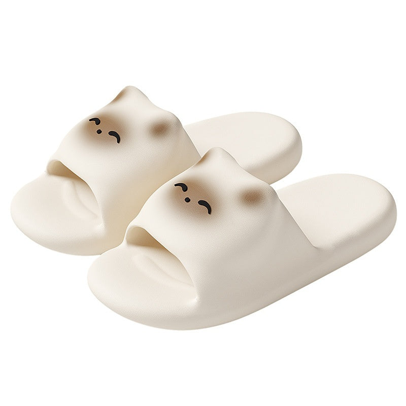 Cartoon Cat Home Non-slip Floor Bathroom Slippers