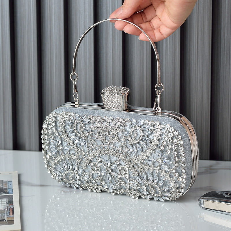 Sac à bandoulière décontracté pour femme en PU, en forme de diamant, à coque rigide ovale