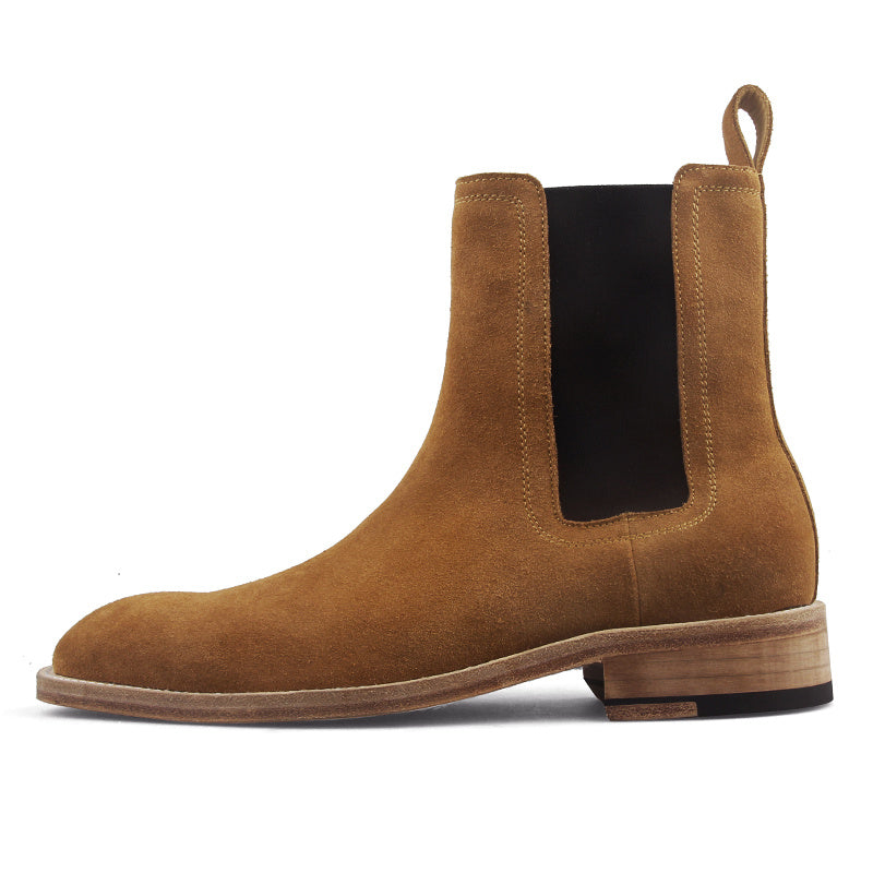 Handmade Genuine Leather Retro Boots for Men