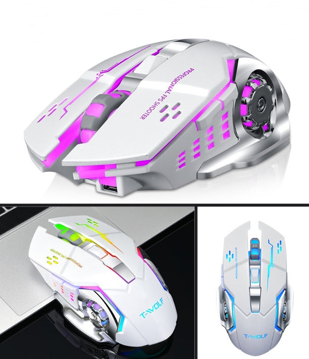Wireless Charging Mouse 2400DPI Silent Mute