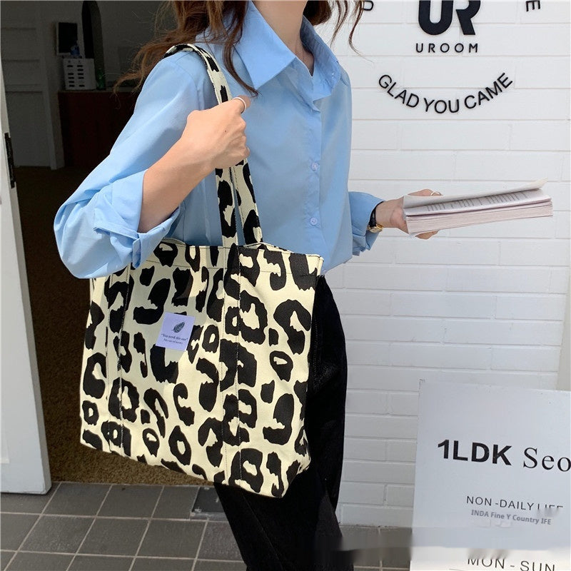Large Capacity Canvas Shoulder Bag for Women