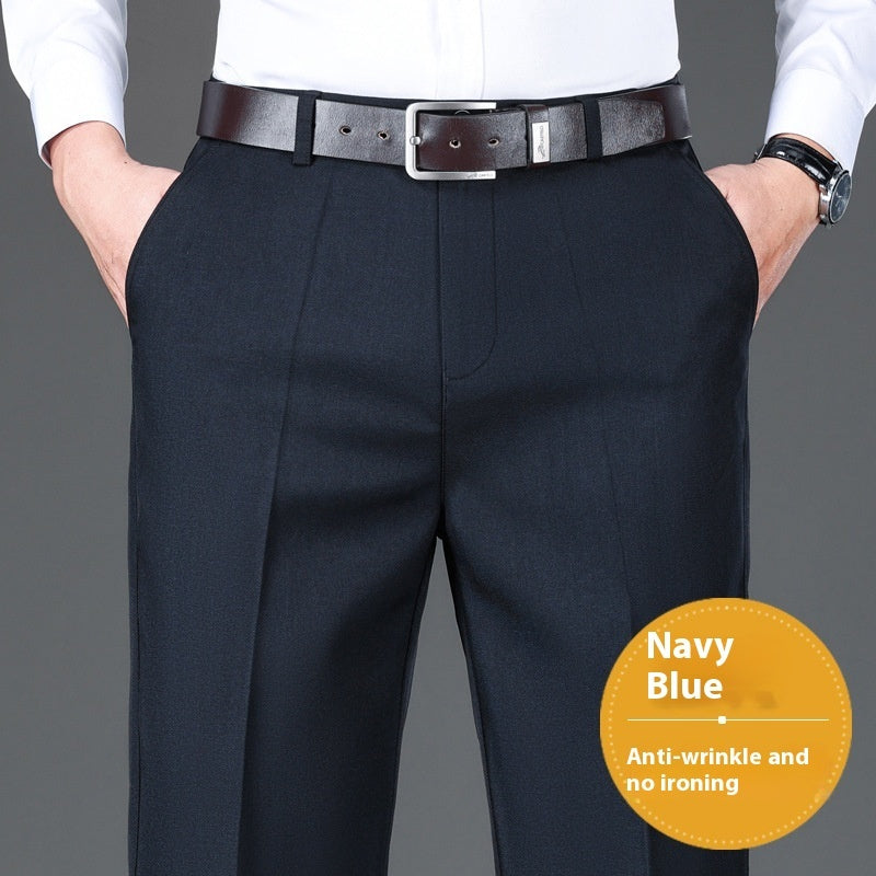 Men's Loose Straight Casual Business Pants